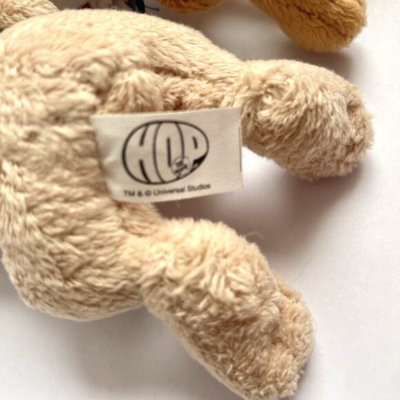 Hop The Movie Lot of 2 Mini Plush Bunny Rabbit 6" Boy Pink Beret Stuffed Animal - Picture 8 of 9